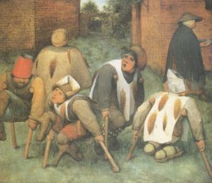 BRUEGEL, Pieter the Elder The Beggars (mk05) Norge oil painting art